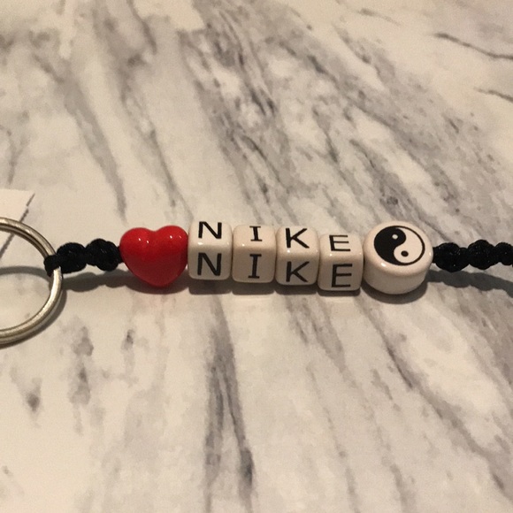 NWT Nike yin Yang heart keychain letter block - Picture 2 of 2